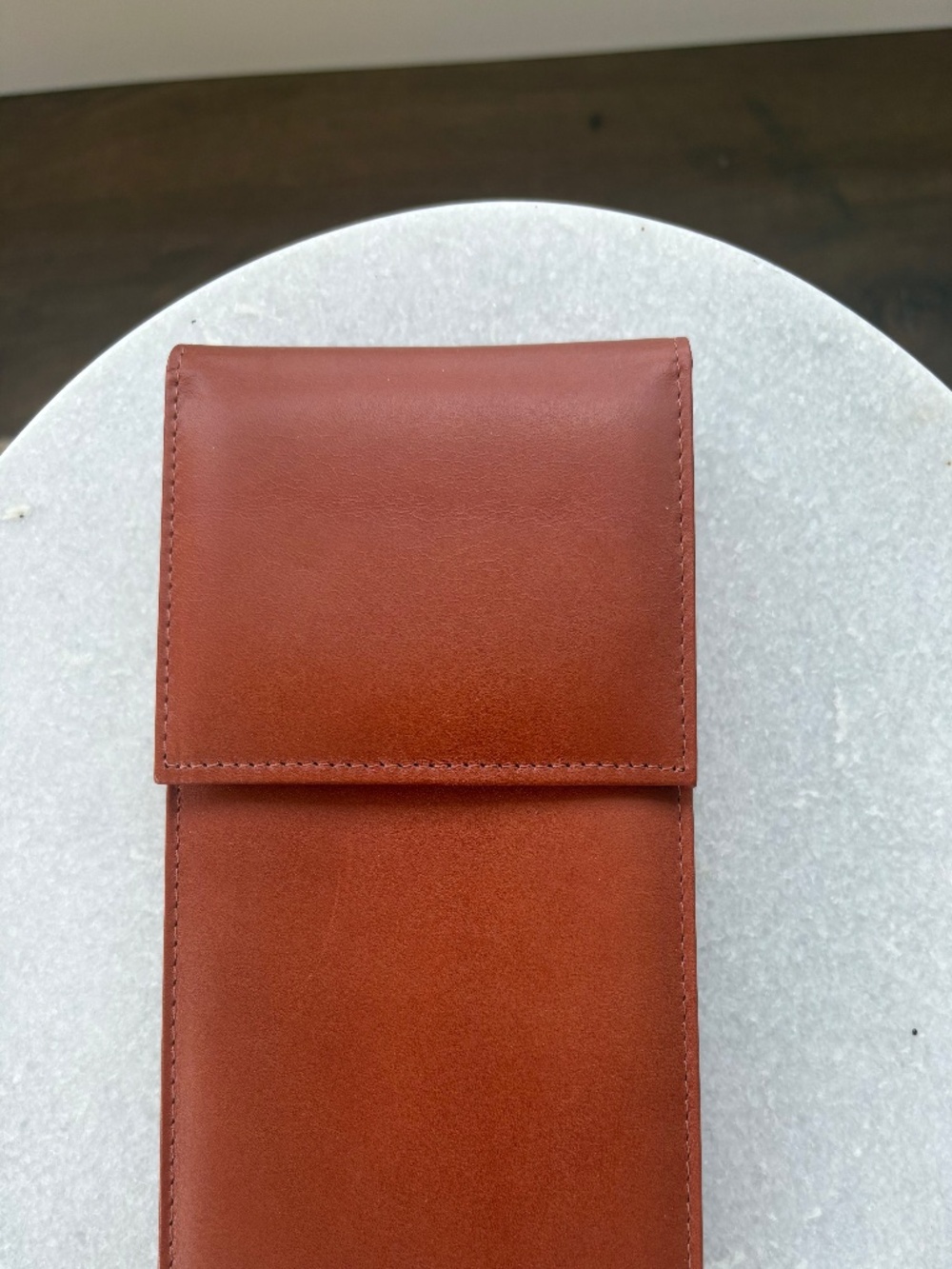 Vintage Exposures Leather Photo/scrapbook Album in a Rich Reddish-Brown - New